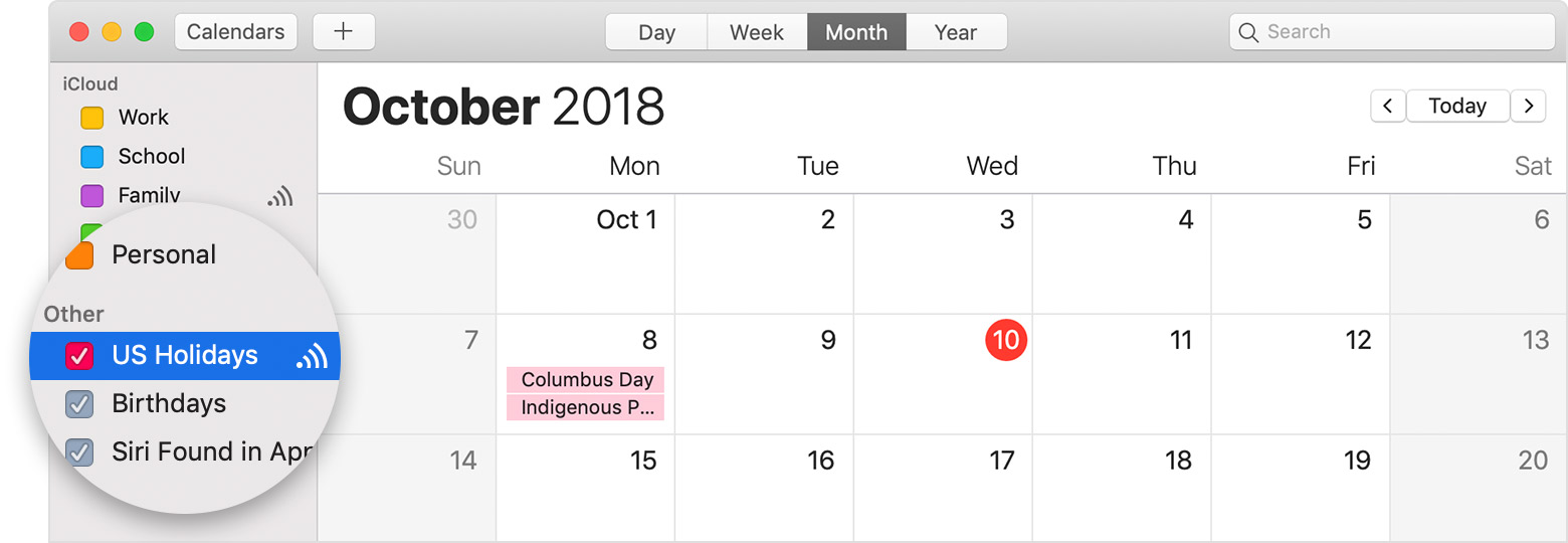 online calendar for mac