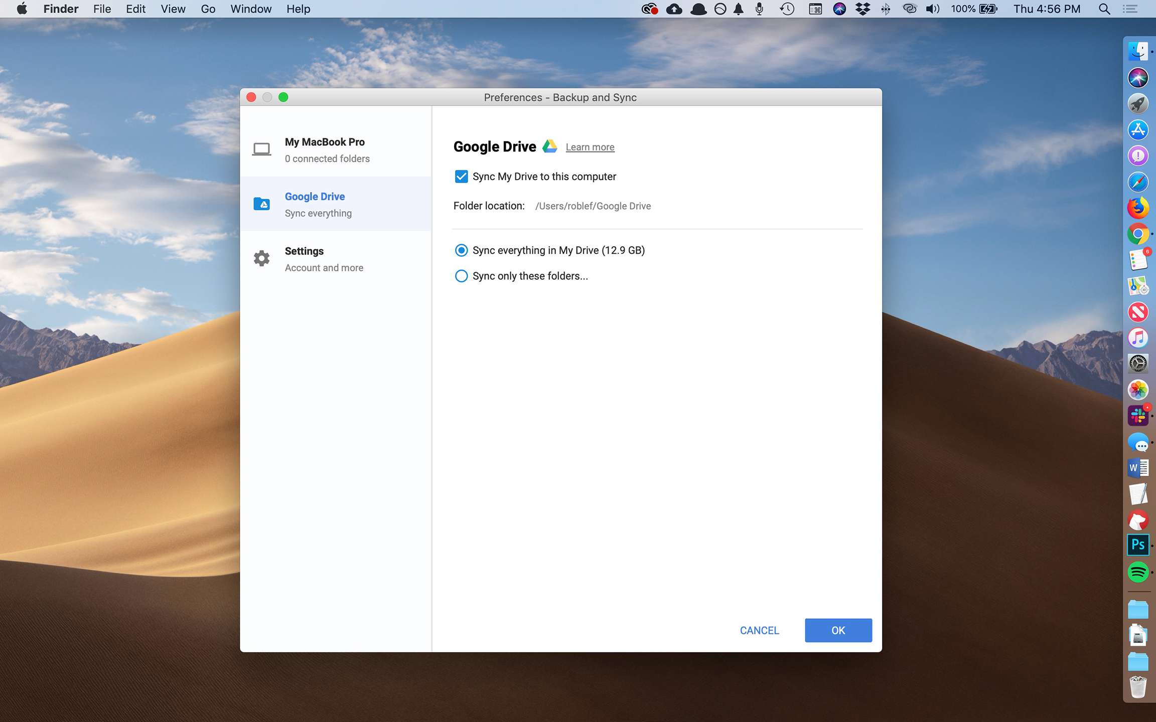google drive for pc or mac